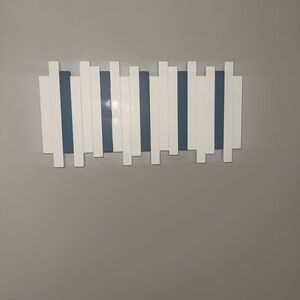 Contemporary White and Black Coat Hanger